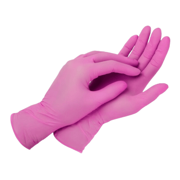 Hanske Nitril Mundus Rosa S 50 pk