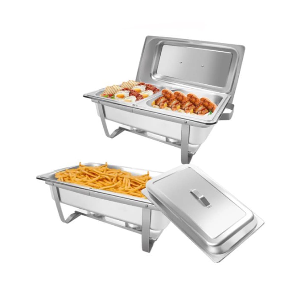 8qt Rectangular Chafing Dish Rental