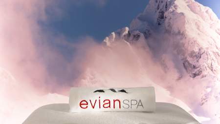 cabine massage evianspa serviette et montagnes, Hôtel Royal