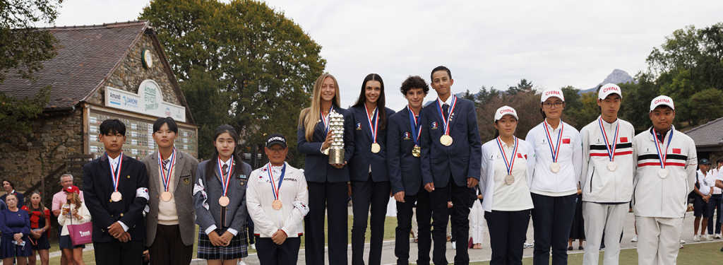 Gagnants de the Amundi Evian Juniors Cup 2026 à l'Evian Resort Golf Club
