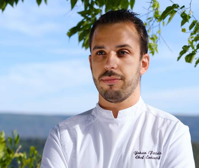 Le Chef Yohan Fatela, nouveau chef exécutif de l'Hôtel Royal Evian Palace 5 étoiles et de son restaurant étoilé Les Fresques