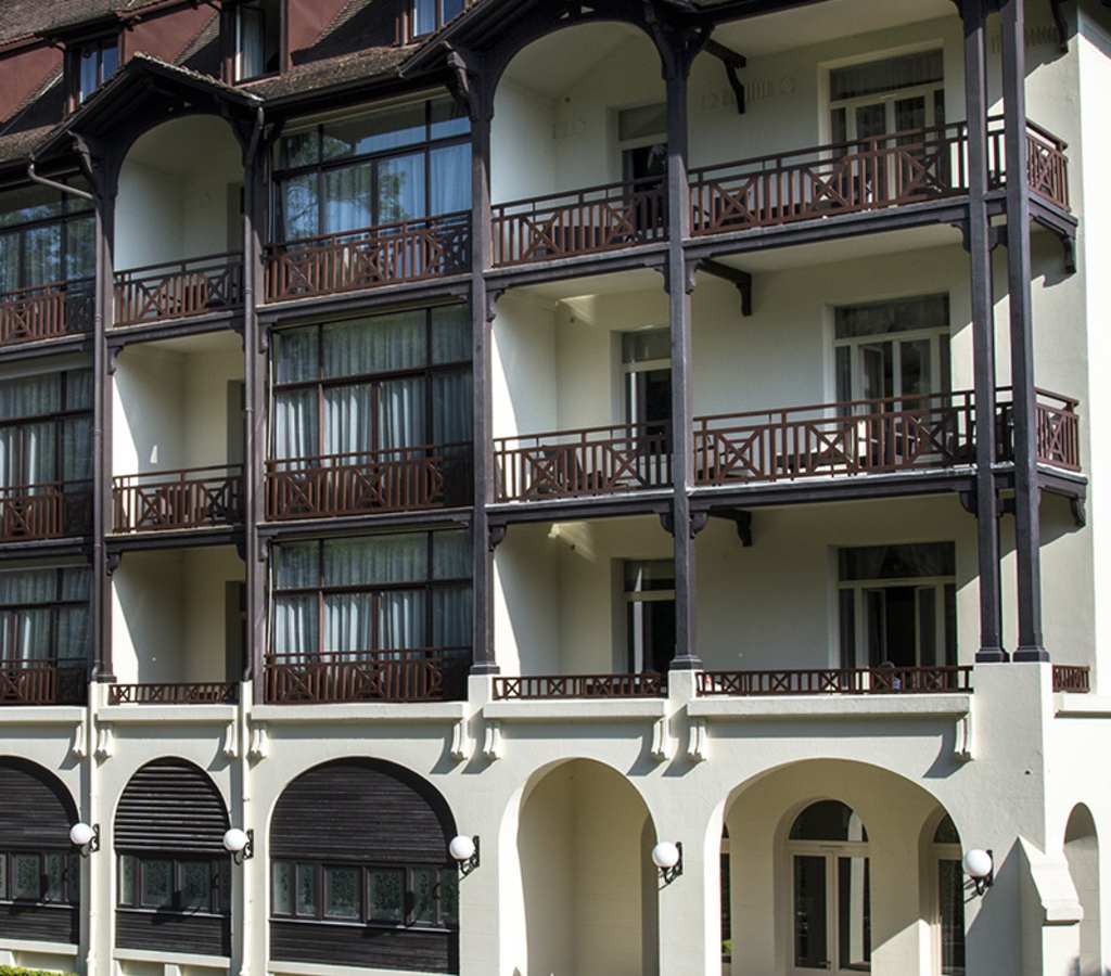 Façade arrière de l'Hôtel Ermitage