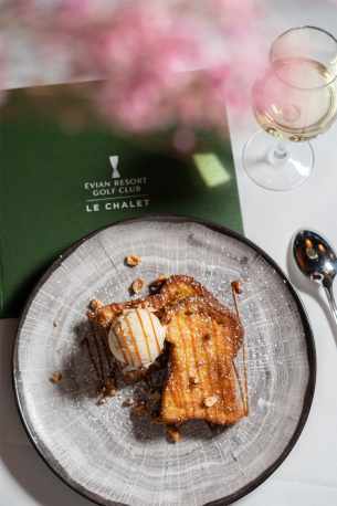 Evian Resort Golf Club - Dessert du restaurant Le Chalet