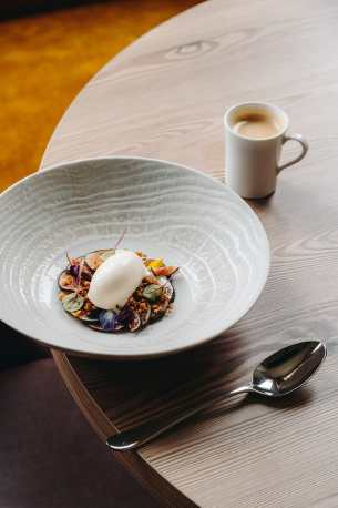 Hôtel Ermitage, 4 étoiles à Evian - Plat d'automne du restaurant La Table