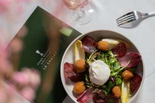 Evian Resort Golf Club - Assiette de salade du restaurant Le Chalet