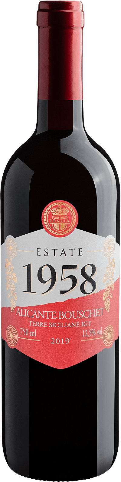 Vinho Tinto - Estate 1958 Alicante Bouschet Terre Siciliane 2019 Alicante Bouschet - Itália