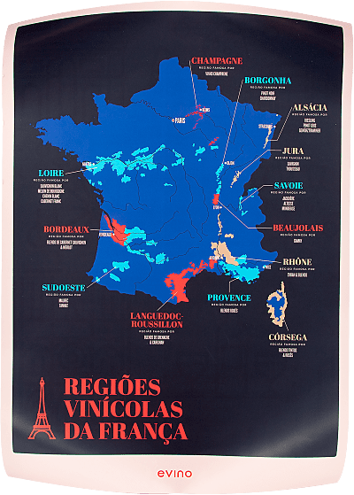 Pôster Regiões Vinícolas de Portugal