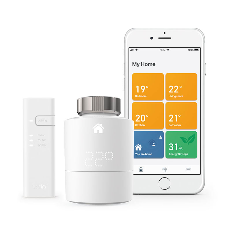 Garderobe Diskret læsning Tado smart radiator termostat starterkit V3+ | 403299906 | AO.dk