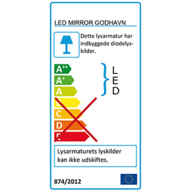 Skøn Asien semester Godhavn spejl med LED lys, 1000x850 | 3443457178 | AO.dk