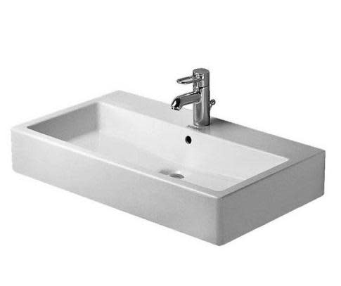 Köp Duravit Vero Tvättställ 80x47 cm m/Kranhål m/Bräddavlopp m/Wondergliss