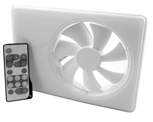 Köp Duka Smartfan m/Fuktstyrning+timer 152x206 mm Ø100/125 mm, Vit