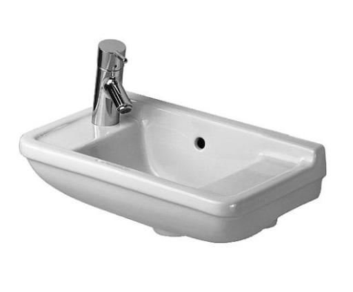 Köp Duravit Starck Tvättställ 50x26 cm m/förberedt kranhål m/Bräddavlopp