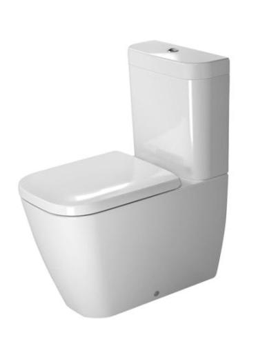 Köp Duravit Happy D.2 Toalett Med P-lås - 365 x 630 mm