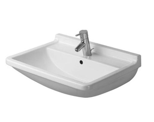 Köp Duravit Starck Tvättställ 65x48.5 cm m/Kranhål m/Bräddavlopp