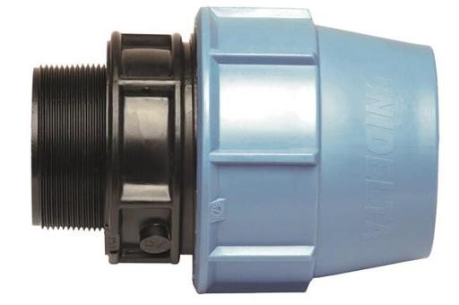 Köp Plaströrskoppling Rak utvändig gänga PN10 16xR10