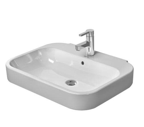 Köp Duravit Happy D.2 Tvättställ 80x52.5 cm m/Kranhål m/Bräddavlopp