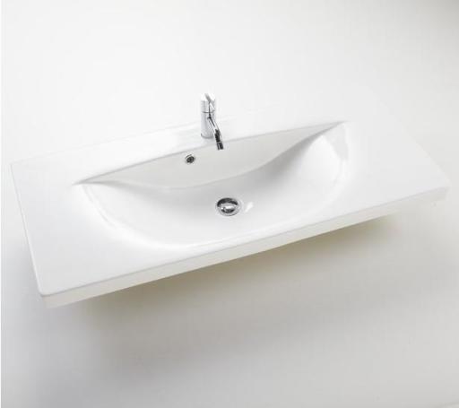 Köp Dansani Andante Porcelænsvask 1044x484 mm, Hvid