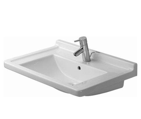 Köp Duravit Starck 3 Tvättställ 70x49 cm m/Kranhål m/Bräddavlopp