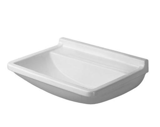 Köp Duravit Starck handfat Vit 60x45x18 cm u/Kranhål u/Bräddavlopp