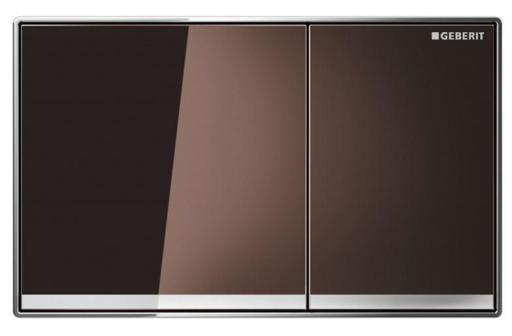 Köp Geberit Sigma 60 spolplatta - Umbrafärgat glas