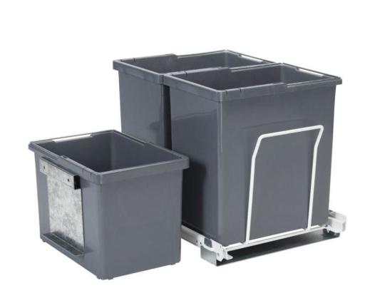 Köp Select Combo 2 avfallsbehållare på en stabil släde, samt dörrmonterat kärl