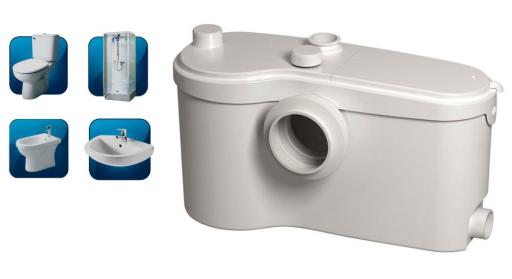 Köp Saniflo Sanibest Pro kraftig malpump för ett helt duschrum