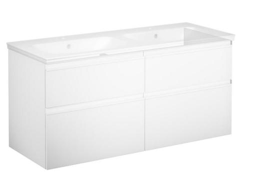 Köp Gustavsberg Artic tvättställskåp, bredd 120 cm, 4 lådor m/grepplist