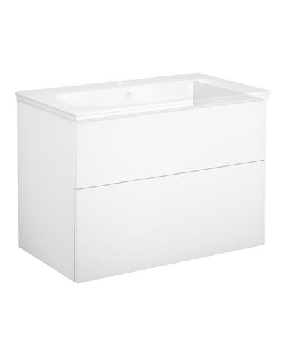 Köp Gustavsberg Artic tvättställskåp, bredd 80 cm, 2 lådor - Vit