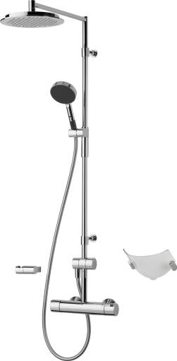 Köp ORAS Cubista Rain Shower Duschblandare med Takduschset 160 cc - Krom