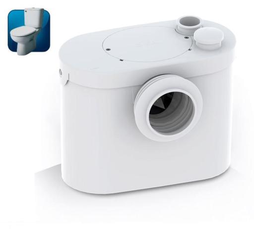 Köp Saniflo Up avloppspump till anslutning av en golvstående toalett