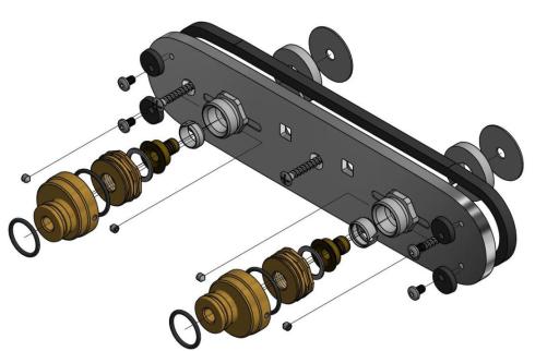 Köp GROHE blandarfäste till SmartControl, 160 cc, för 16 mm pex samt 12/15 mm kopparrör