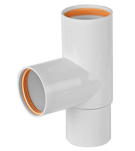 Köp T-Rör 50 mm x 90° - Vit