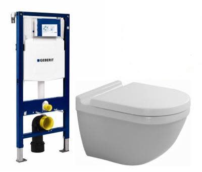 Köp Duravit Starck 3 paket med hög cistern och softclose sits -  dold montering