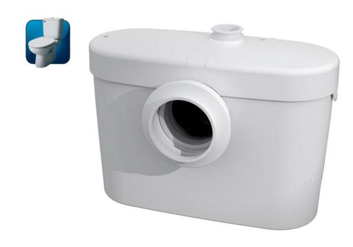 Köp Saniflo SaniAccess 1 malpump för golvstående toalett med p-lås