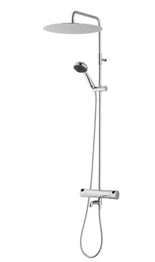 Köp Mora One Bath and Shower system kit - badkarsblandare m/takduschsystem, 160 cc - krom