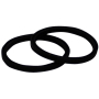 Børma X-ringe t/A3, 2 stk