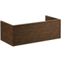 Gustavsberg Ducentic underskab, 98x46,5 cm, brun eg