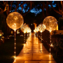 Veli Line balloner med LED ljuskedja, 2-pak