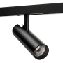 SG Zip Tube Micro 1F skinnespot, justerbar hvid, sort