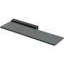 Dansani Reach glashylde, 40x13,7 cm, sort/tonet glas