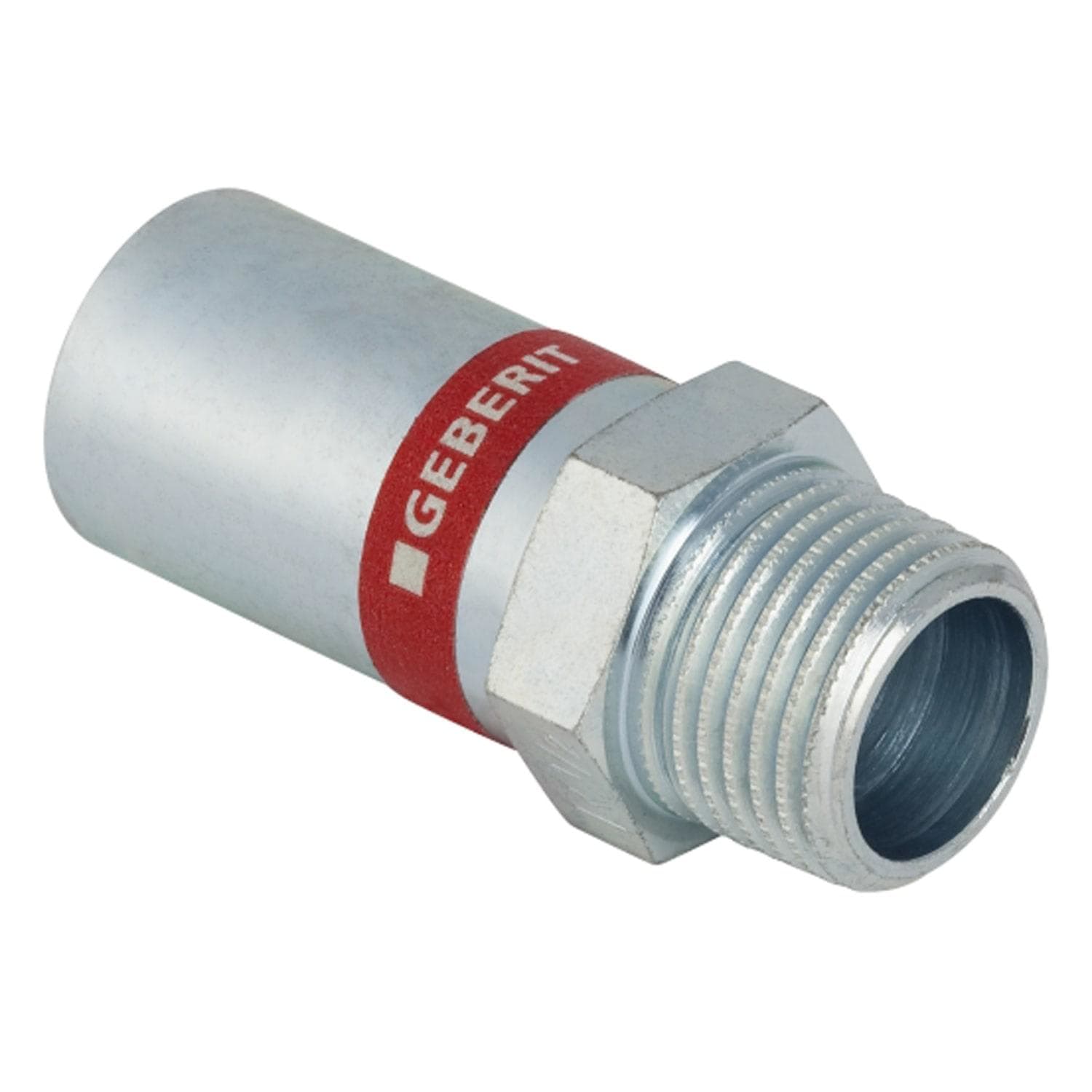 Kob Geberit Mapress forzinket overgang m/nippel t/varmeanl?g 22 mm x 1/ ...