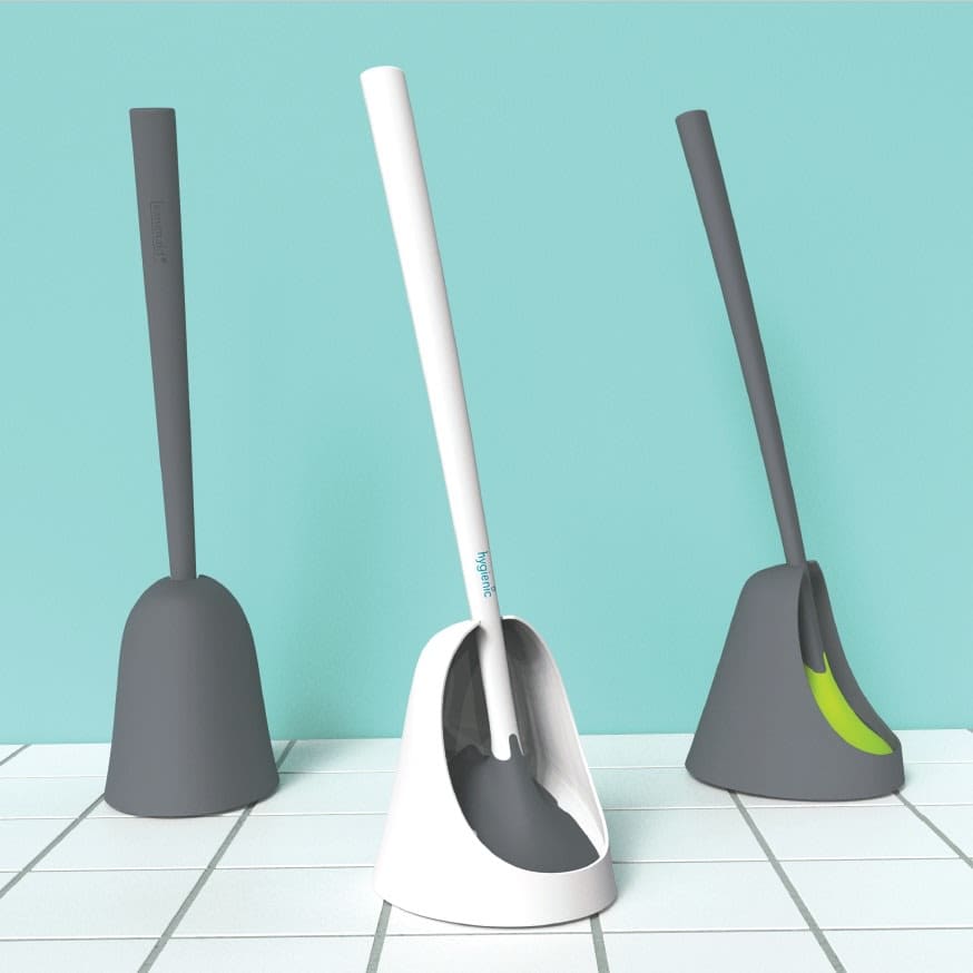 Køb Sanimaid Oslo Hygienic Toiletbørste m/Gulvstander, hvid/grå 778429700