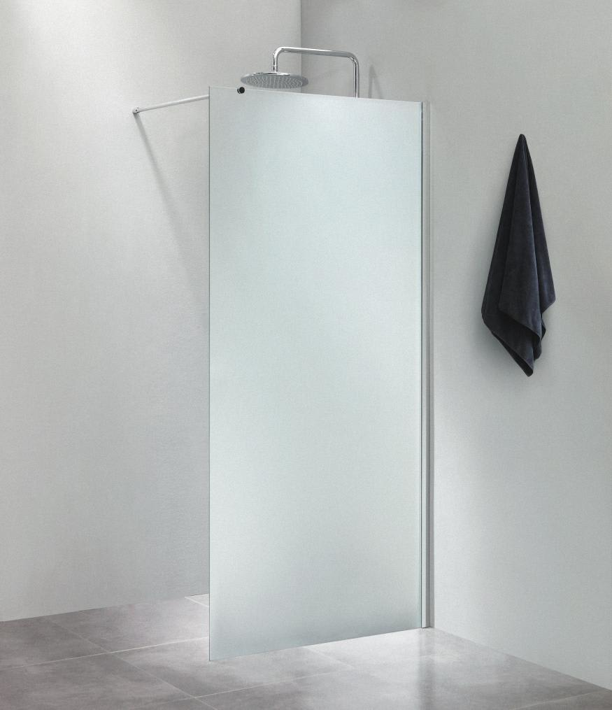 Køb dusch brusevæg 70 cm m/forhængsstang 100 cm, frostet glas/blank ... Spisestue 20 personer