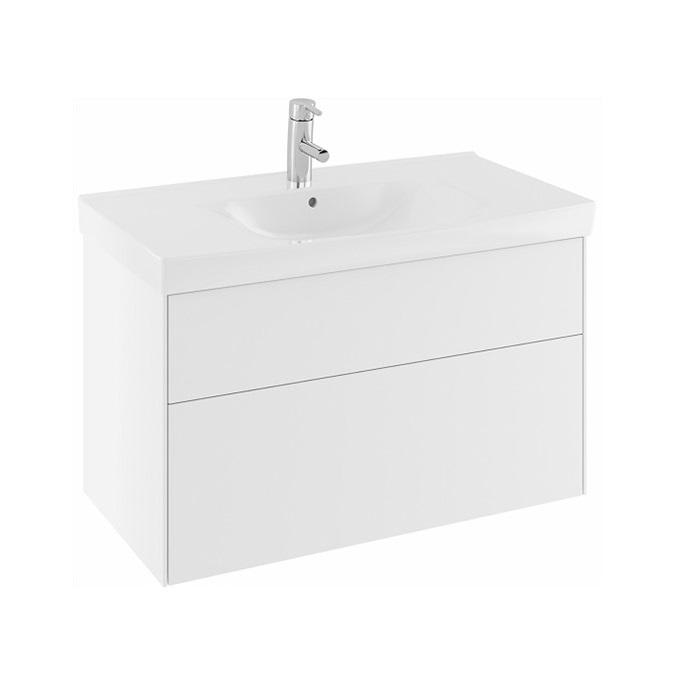 Køb ifö sense underskab 90 cm m/skuffer, hvid 780037290 Underskab badeværelse 90 cm
