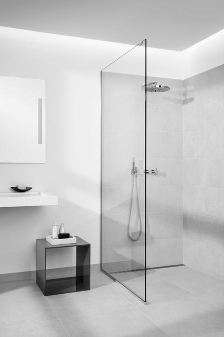 Køb unidrain glassline brusevæg, 90 cm, klart glas ekskl ... Spisestue 20 personer