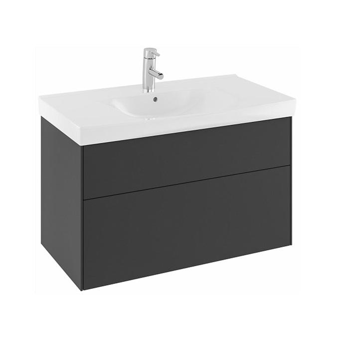 Køb ifö sense underskab 90 cm m/skuffer, grafitgrÃ¥ 780037298 Underskab badeværelse 90 cm