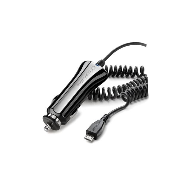 Kjøp Cellularline Lader til bil (1224V) med Micro USB Kjøp Cellularline Lightning lader til bil (1224V) til