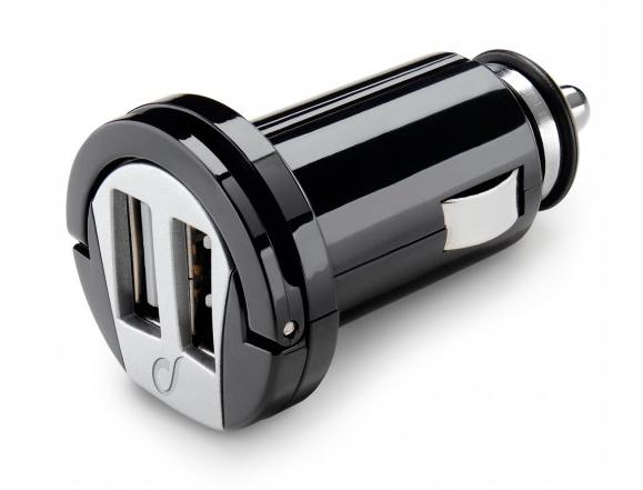 Kjøp Cellularline Lader til bil (1224V) med 2 USB Uttak Kjøp Cellularline Lightning lader til bil (1224V) til