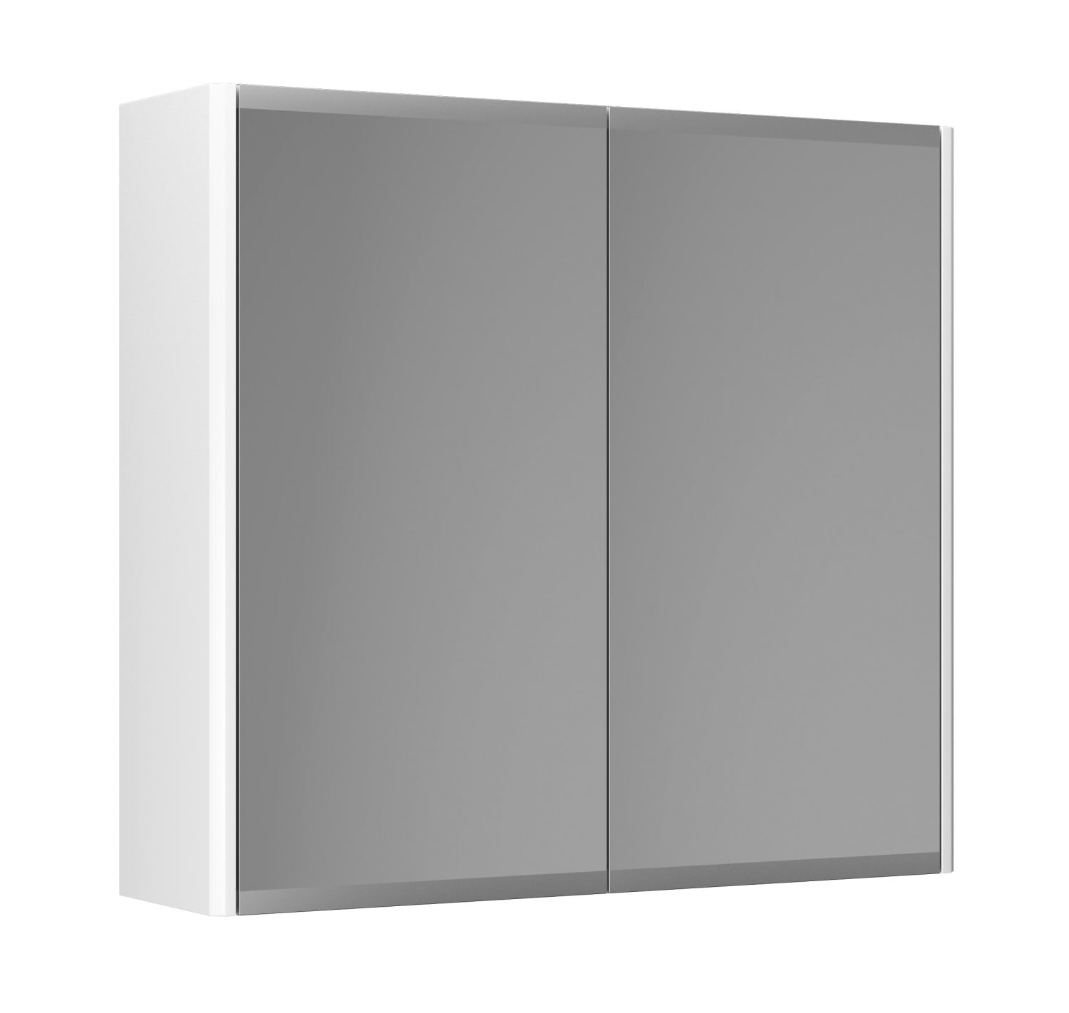 Køb gustavsberg graphic spejlskab 60 x 55 cm i hvid 784426230 Spejlskab badeværelse 50 cm
