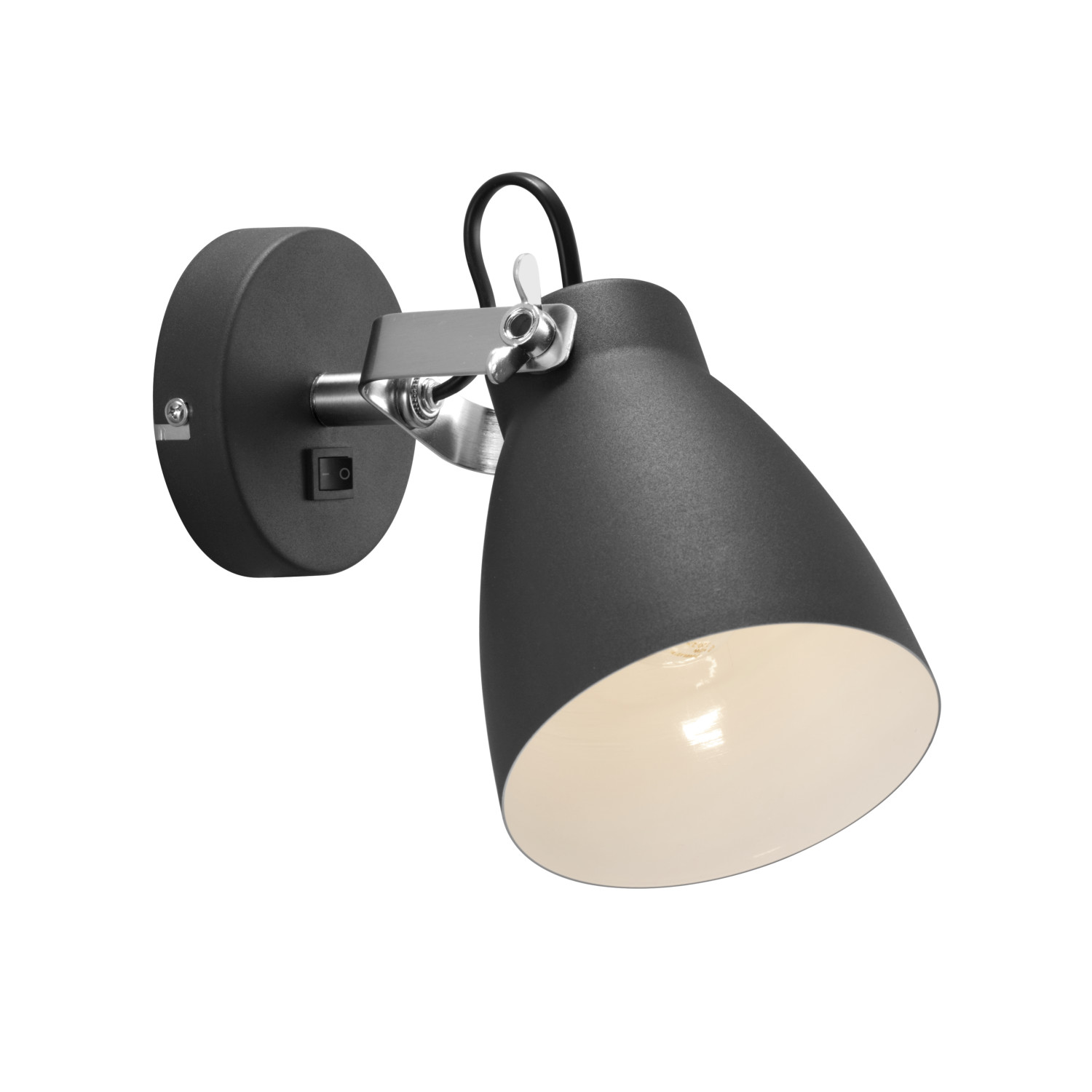 Kjøp Nordlux Largo vegglampe, sort 4243411180 Kjøp Nordlux Largo vegglampe, sort 4243411180